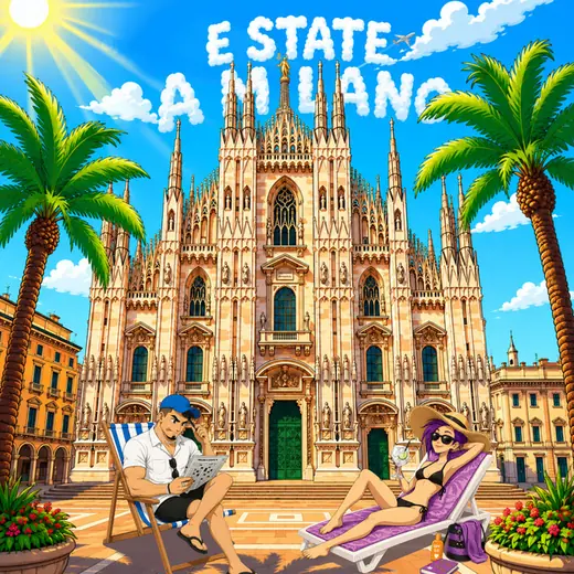 Copertina del singolo E state a Milano